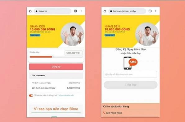 Hướng dẫn cách đăng ký vay tiền nhanh tại App Bimo