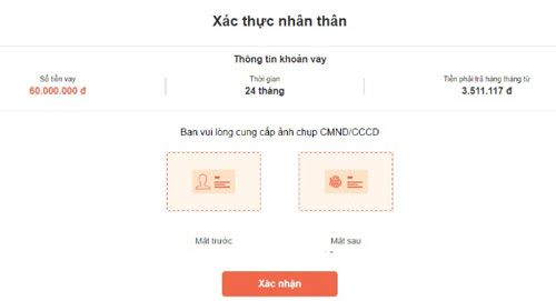 Điều kiện vay qua App Vclick