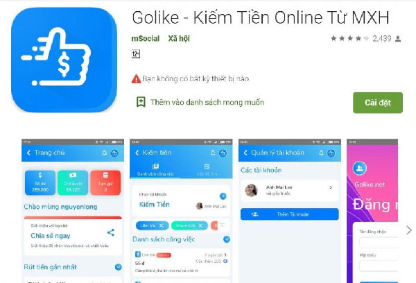 App Golike là gì?