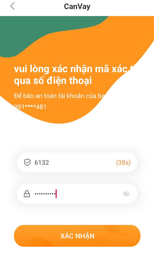 Hướng dẫn đăng ký vay tiền trên app CANVAY